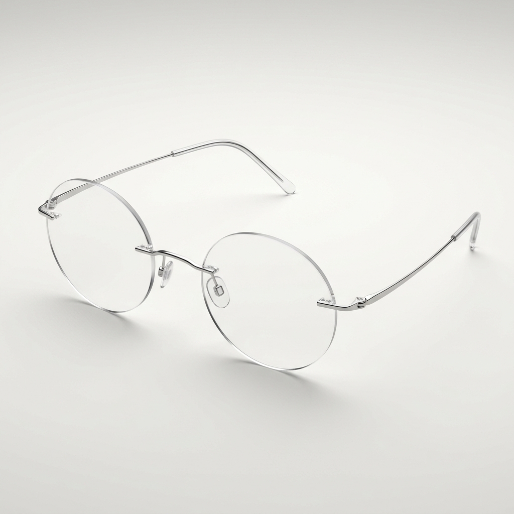 Titan Rimless Round Frames